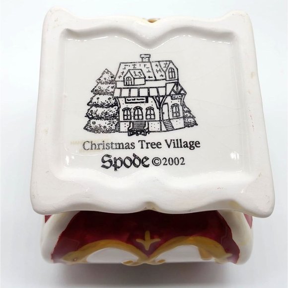 Vintage Spode Christmas Tree Santa’s Sleigh Decorative Candy Bowl & FREE Plate - Picture 12 of 16